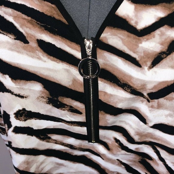 Calvin Klein Animal‎ Print Shirt Size S NWT - Picture 2 of 5